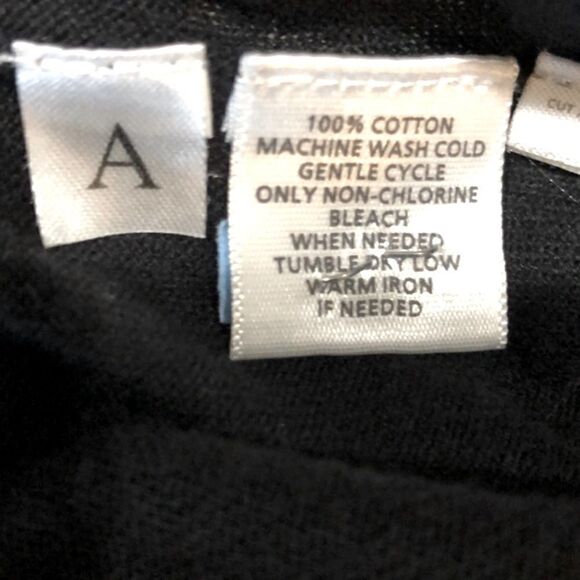 Ann Taylor LOFT Black Short Sleeve Button Cardigan — Size SP - Picture 5 of 5